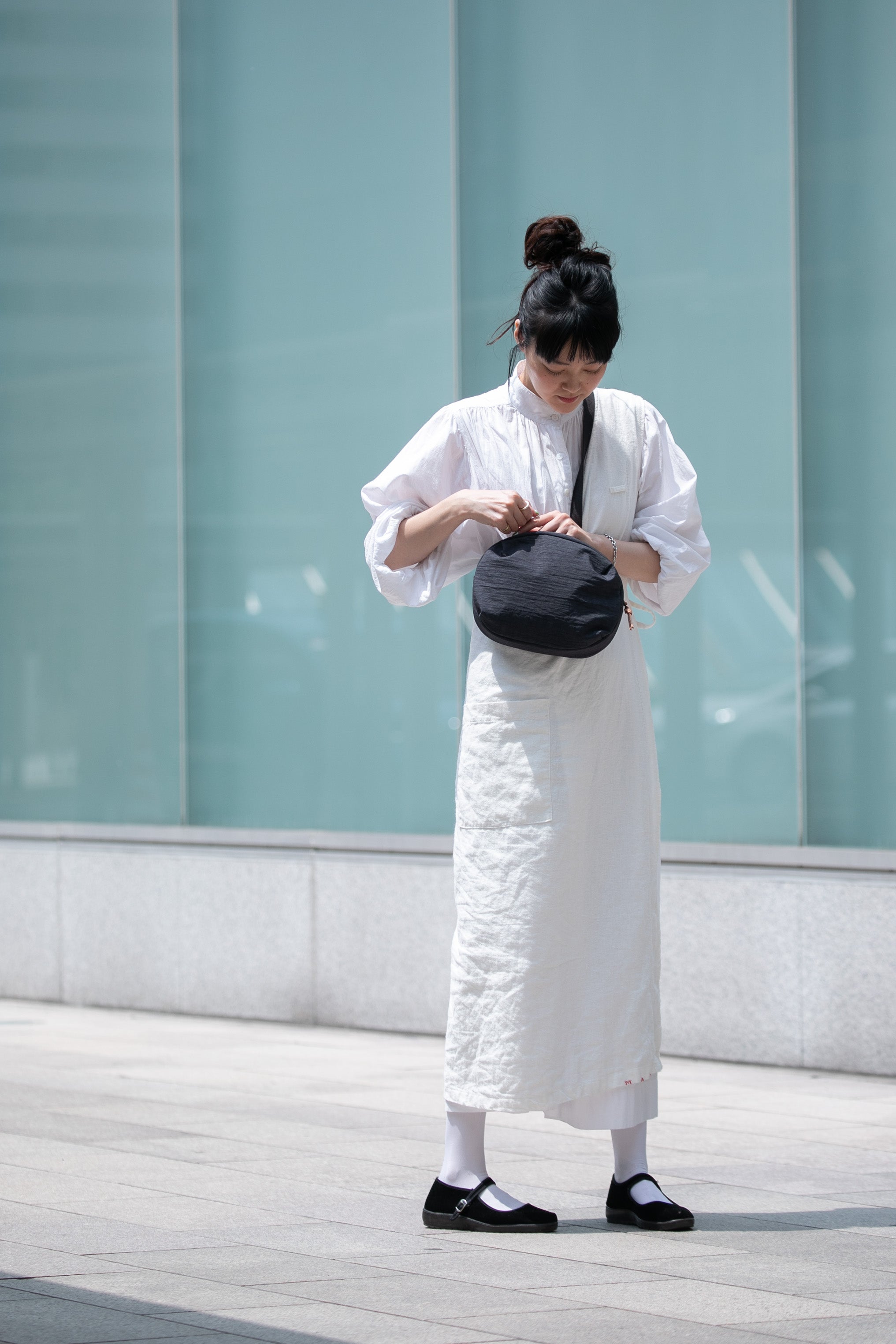 NIZYU KANO FUKUI SIWAナイロンボディバッグS