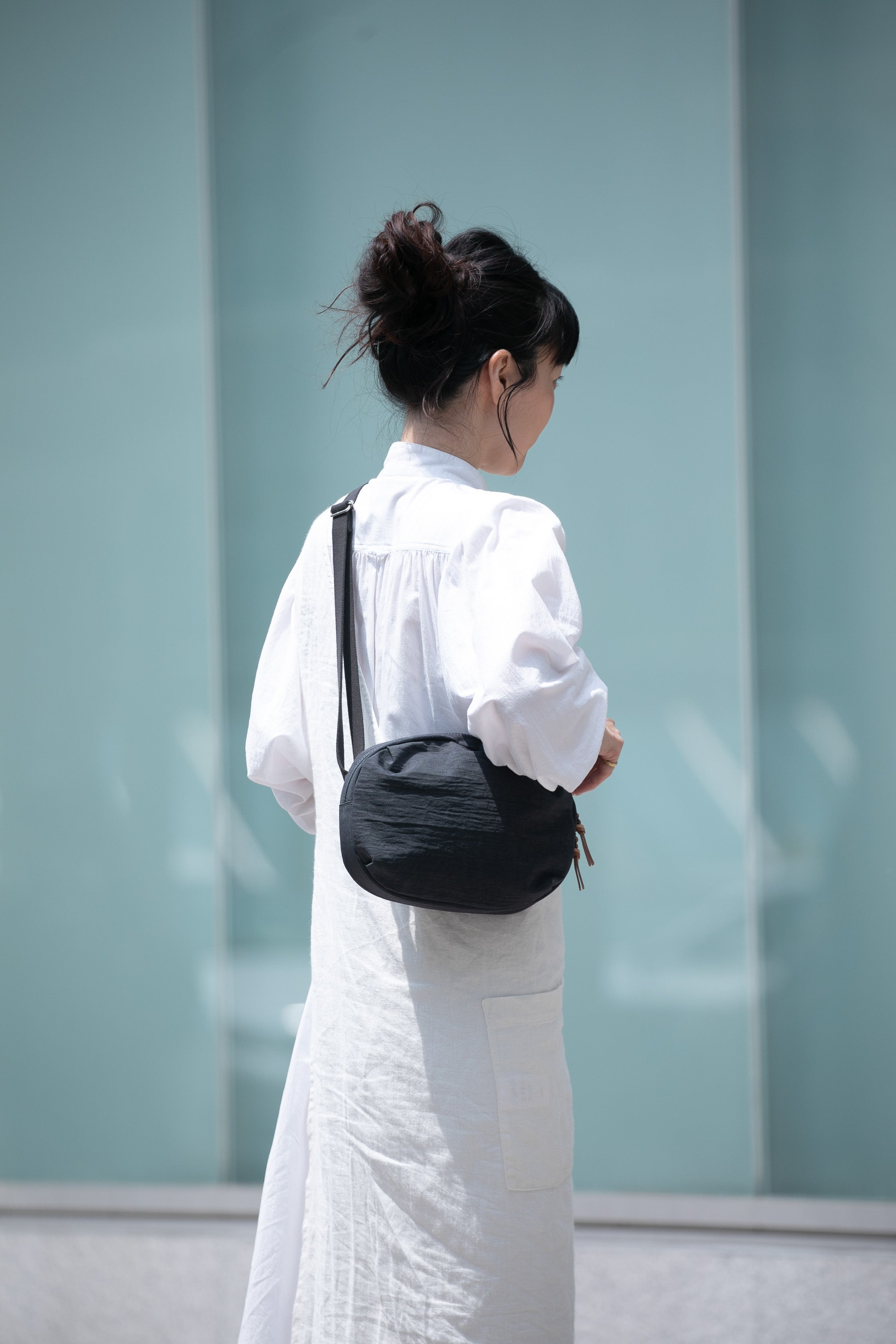 NIZYU KANO FUKUI SIWAナイロンボディバッグS