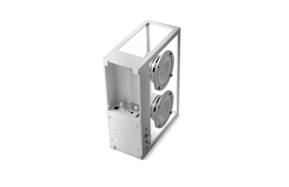 Small Transparent Speaker Metal