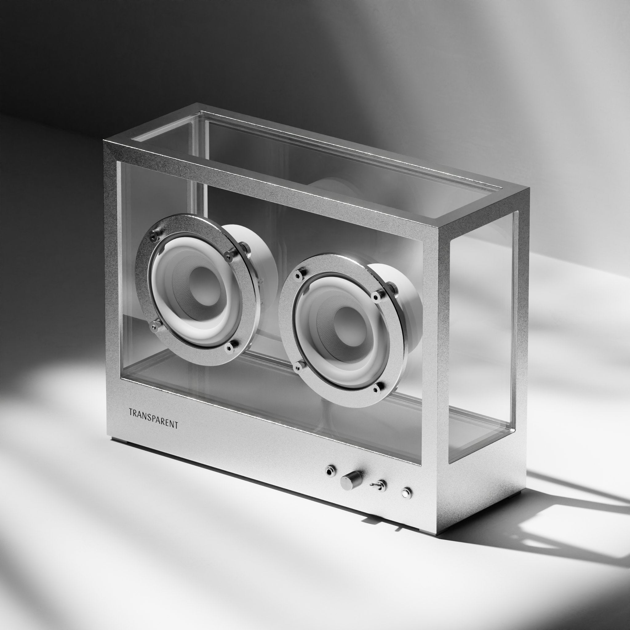 Small Transparent Speaker Metal