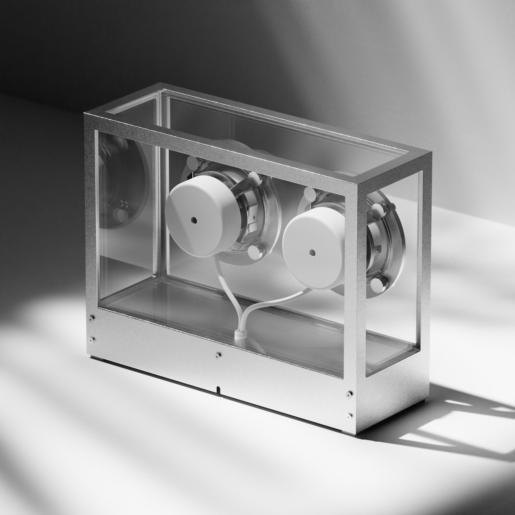 Small Transparent Speaker Metal